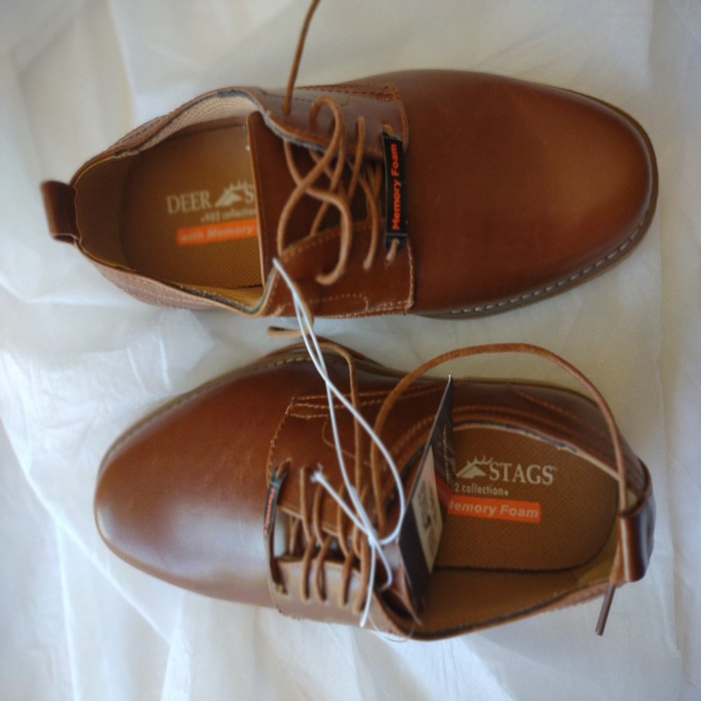 Deer Stags Men's Brown Mitchell Lace-up Shoes SIZE 10.5 M NEW - Picture 13 of 13